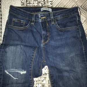 Zara Premium Ripped Skinny Jeans